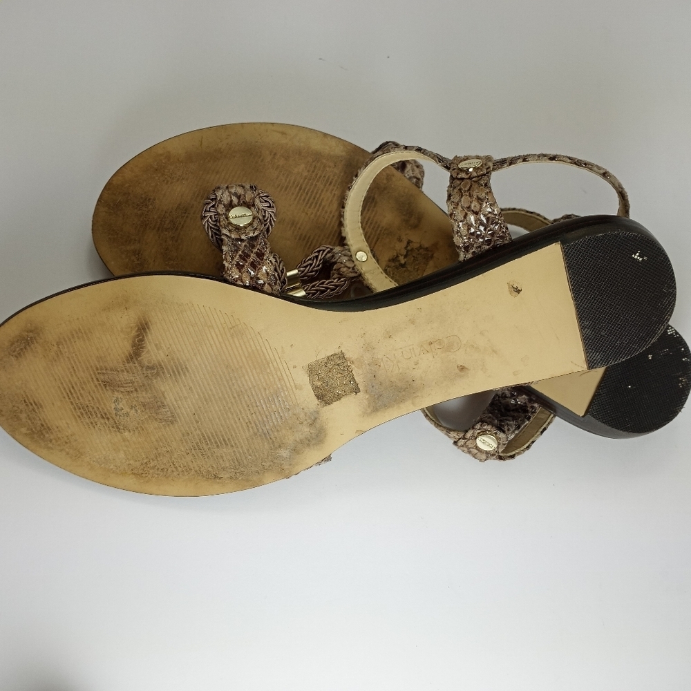 Calvin Klein Python Rope Sandals - Picture 6 of 7